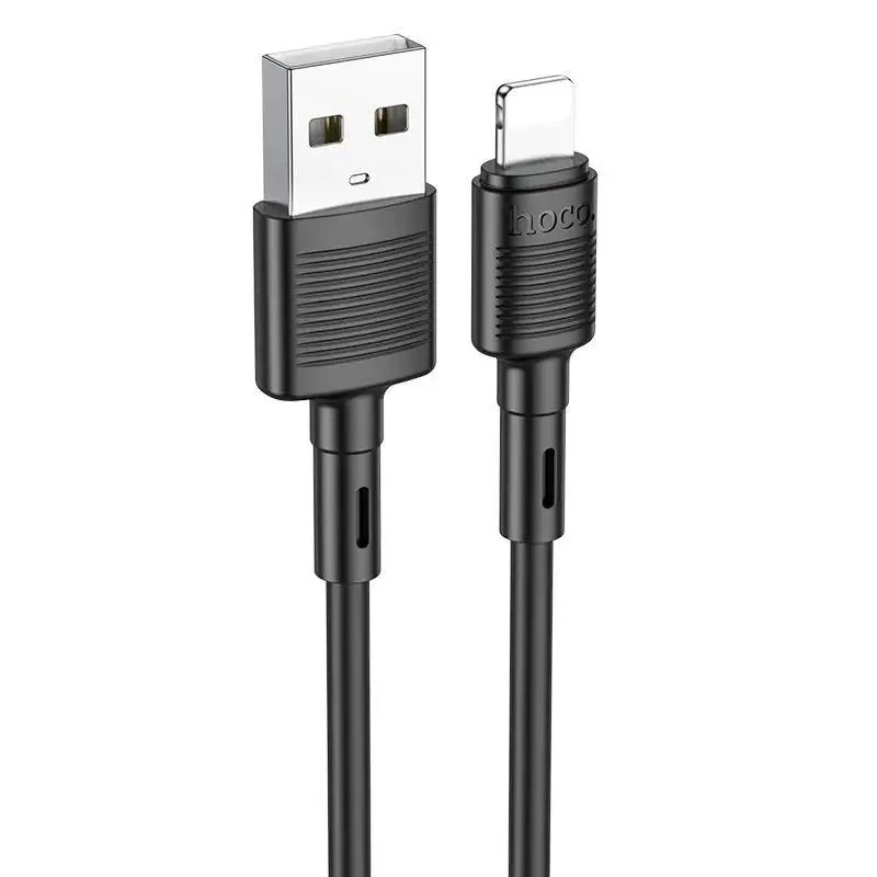 Дата кабель Hoco X83 Victory USB to Lightning Black