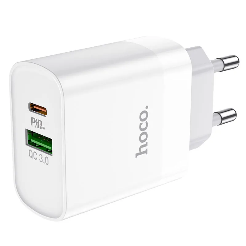 МЗП Hoco C80A Plus Rapido PD20W+QC3.0 White — фото 3
