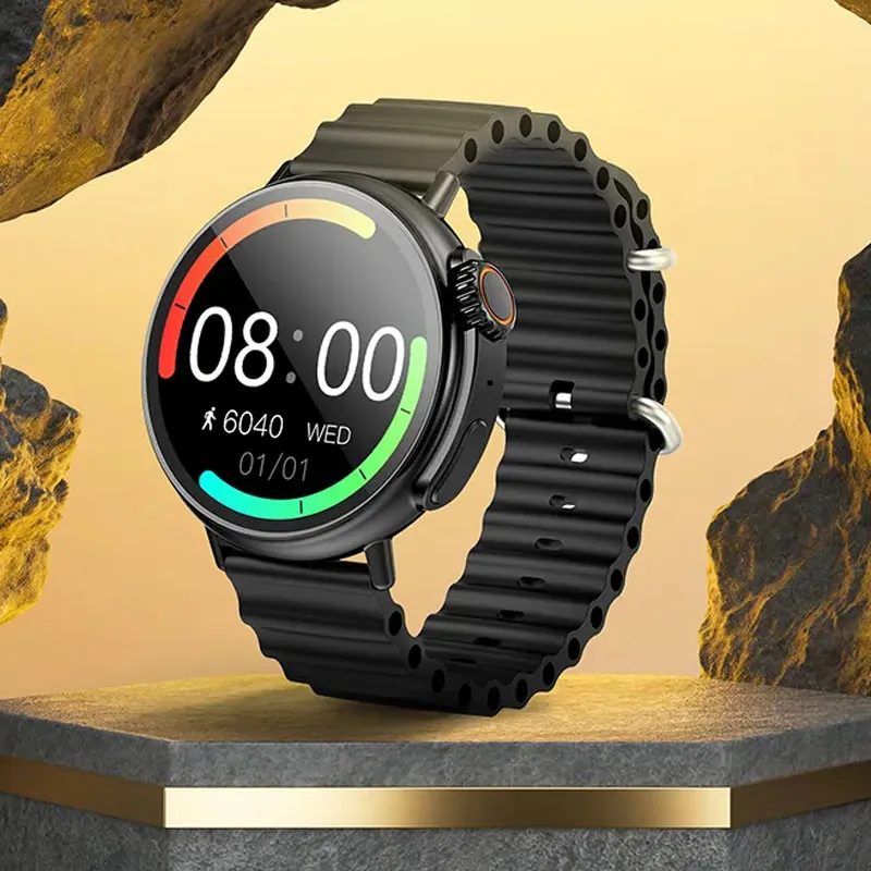 Смарт-годинник Hoco Y18 Smart sports watch Black — фото 3