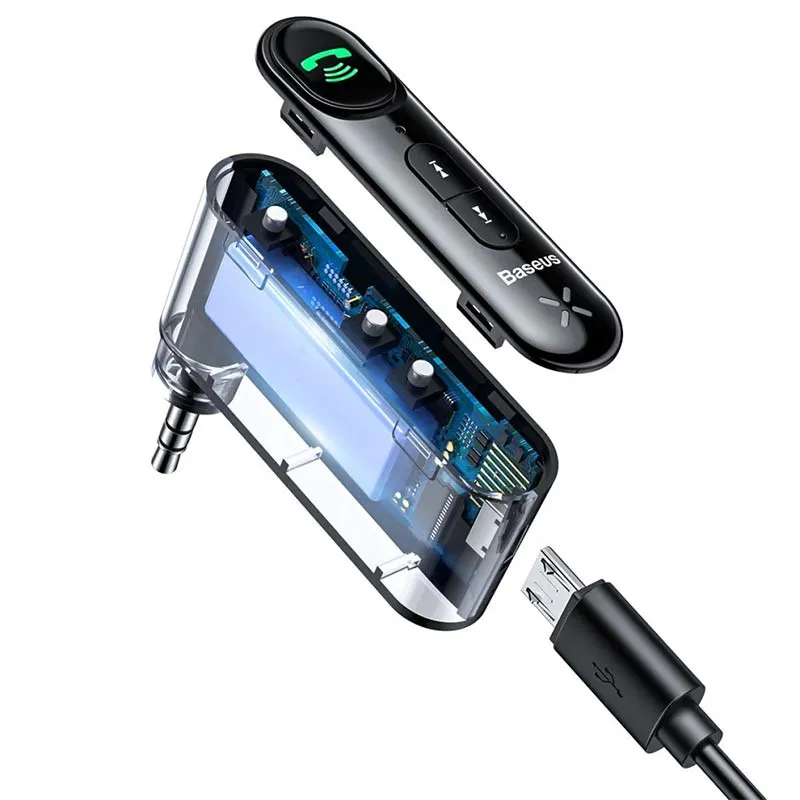 Bluetooth ресивер Baseus BSBA-02 AUX Wireless Audio Receiver Black — фото 3