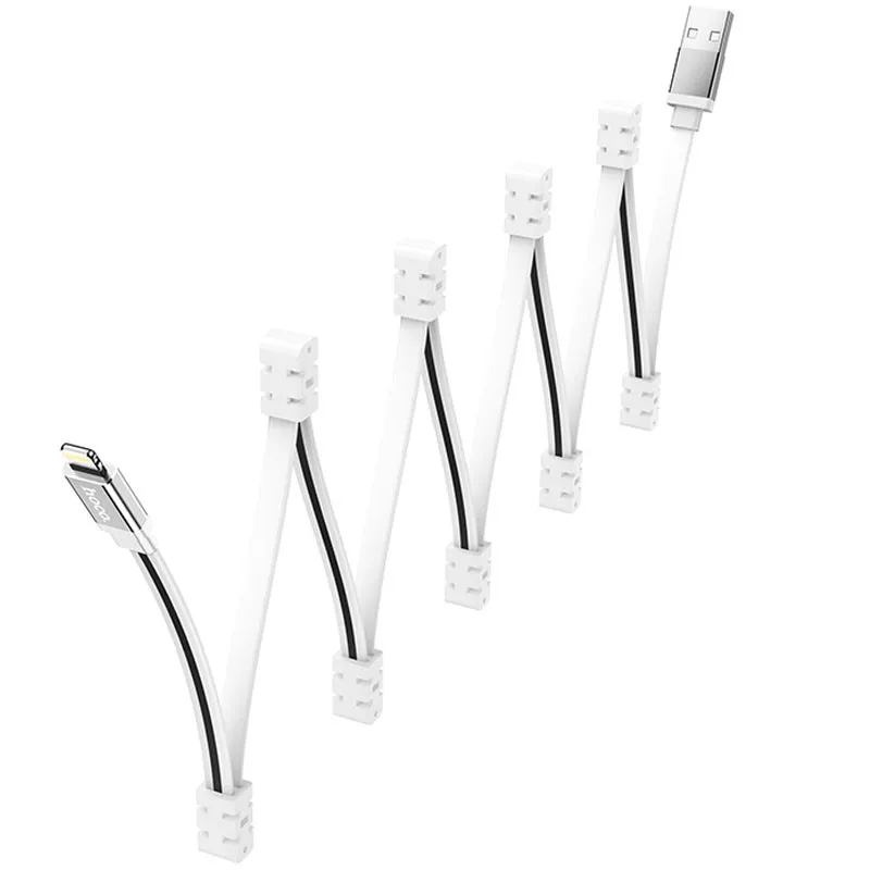 Дата кабель Hoco U103 Magnetic Absorption USB to Lightning White — фото 2