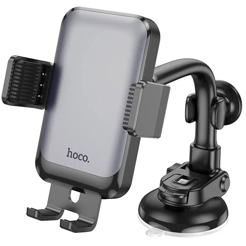 Автотримач Hoco H27 Rock push-type Black / Gray