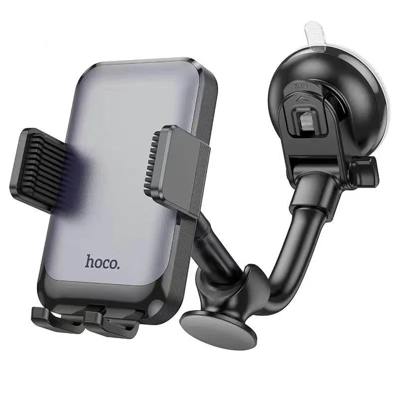 Автотримач Hoco H27 Rock push-type Black / Gray — фото 2