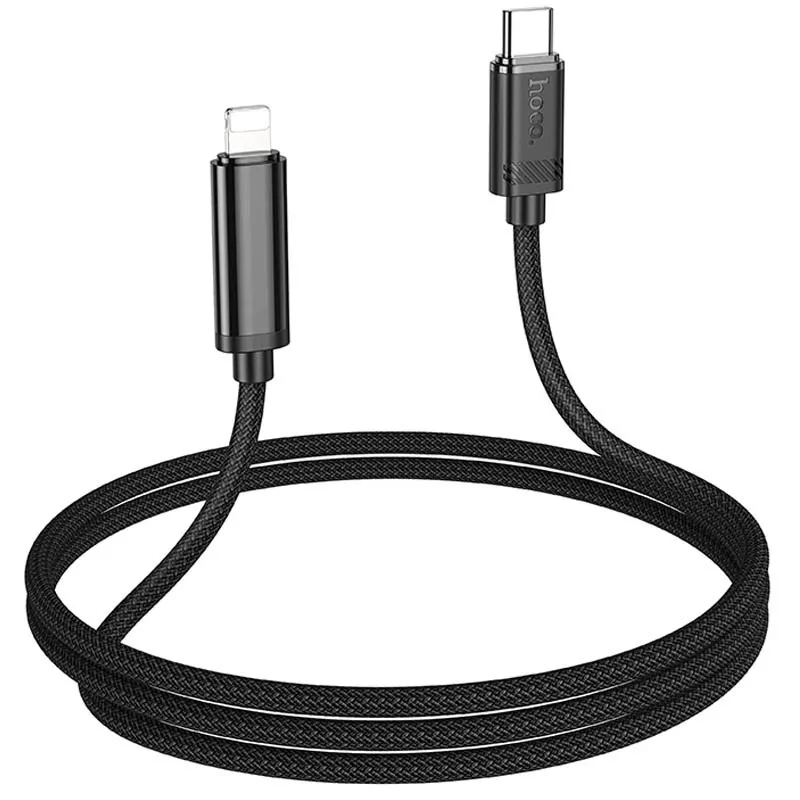 Дата кабель Hoco U127 Power Type-C to Lightning Black — фото 3