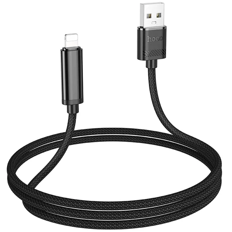 Дата кабель Hoco U127 Power USB to Lightning Black — фото 3