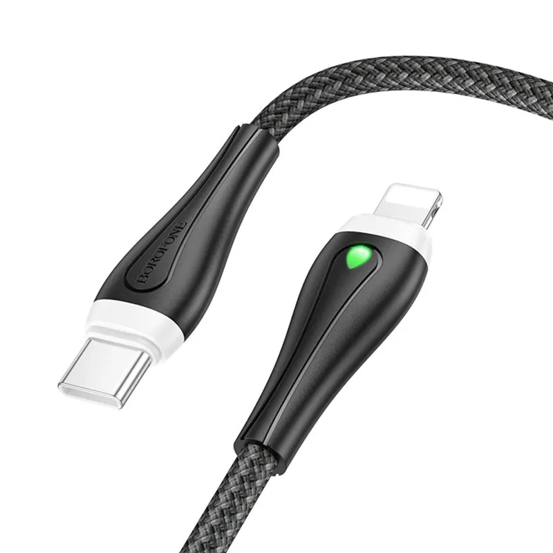 Дата кабель Borofone BX100 Advantage Type-C to Lightning 27W Black