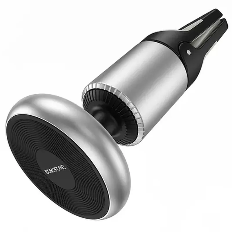 Автотримач Borofone BH47 Cool move (air outlet) Black / Silver