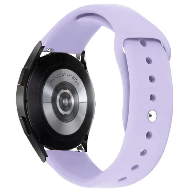 Силіконовий ремінець Sport для Smart Watch 20mm Бузковий / Dasheen