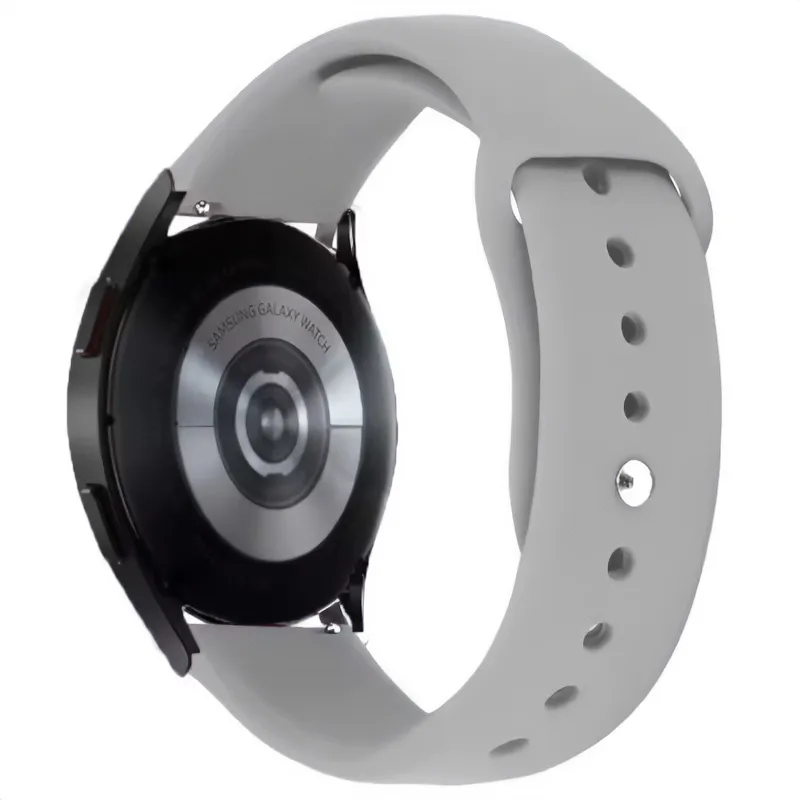 Силіконовий ремінець Sport для Smart Watch 20mm Сірий / Stone