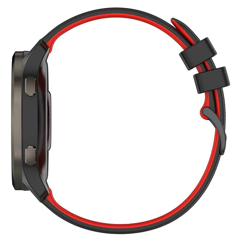 Ремінець Ribby для Smart Watch 20mm Black / Red — фото 3