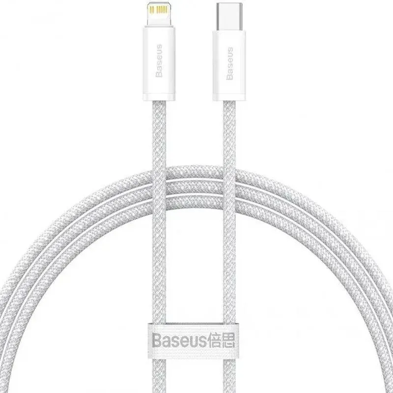 Дата кабель Baseus Dynamic Series Type-C to Lightning 20W White — фото 4
