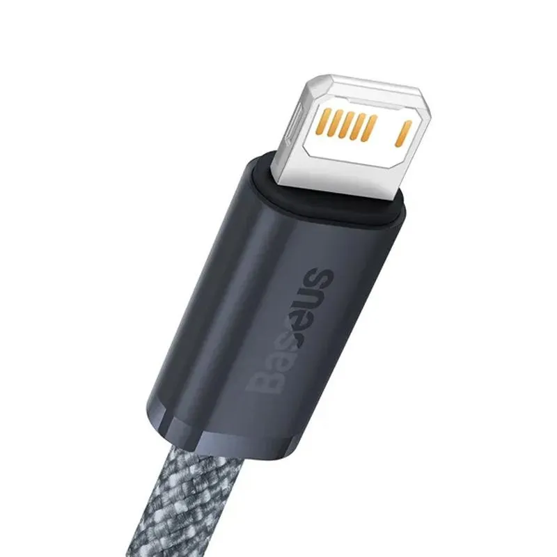 Дата кабель Baseus Dynamic Series USB to Lightning 2.4A Slate Gray — фото 8