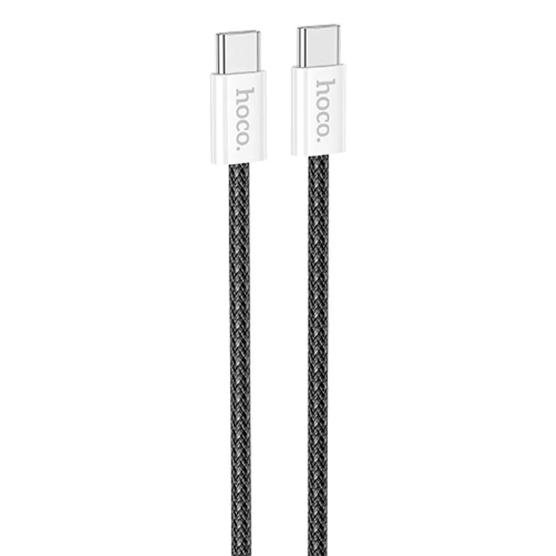 Дата кабель Hoco X104 Source 60W Type-C to Type-C Black
