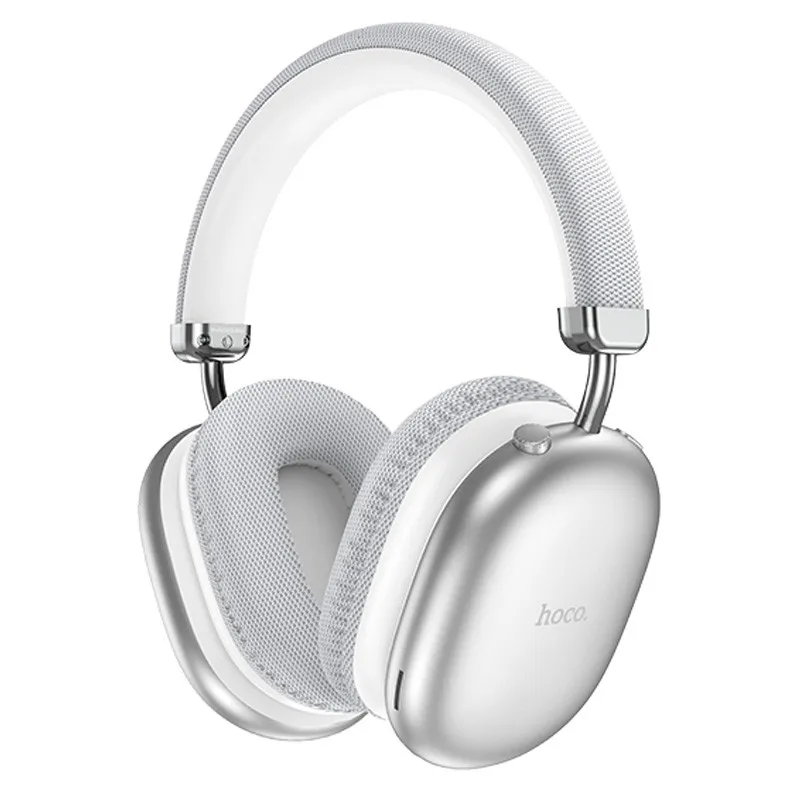 Накладні бездротові навушники Hoco W35 Max Joy Silver