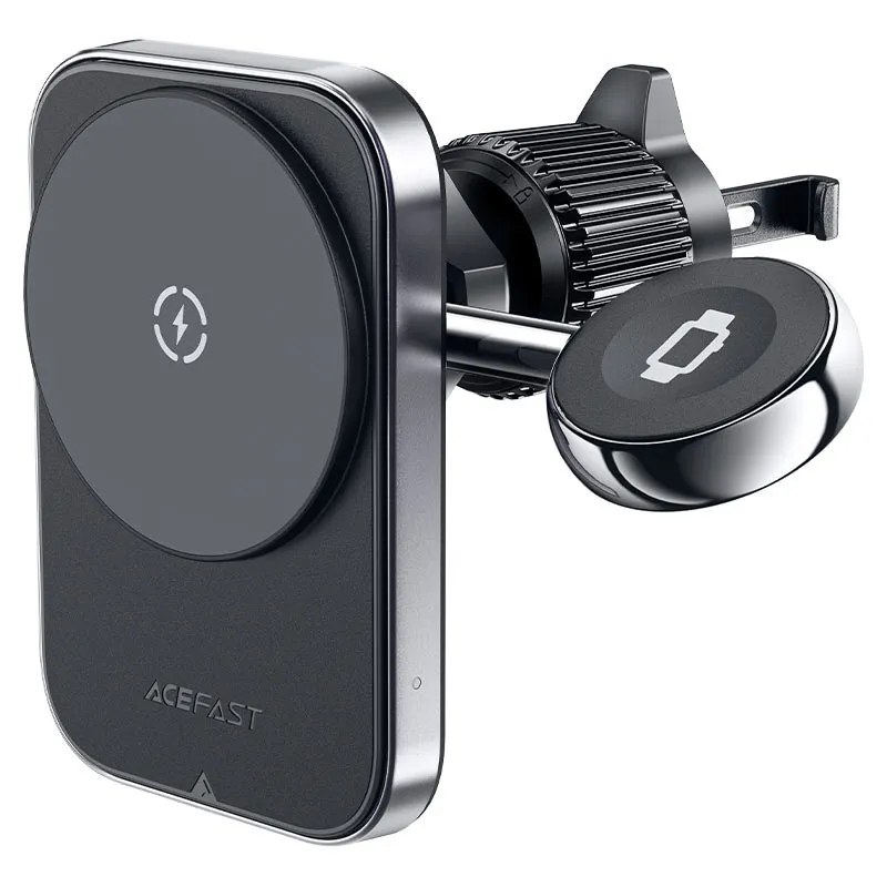 Автотримач з БЗП Acefast D18 2in1 in-car 15W Black