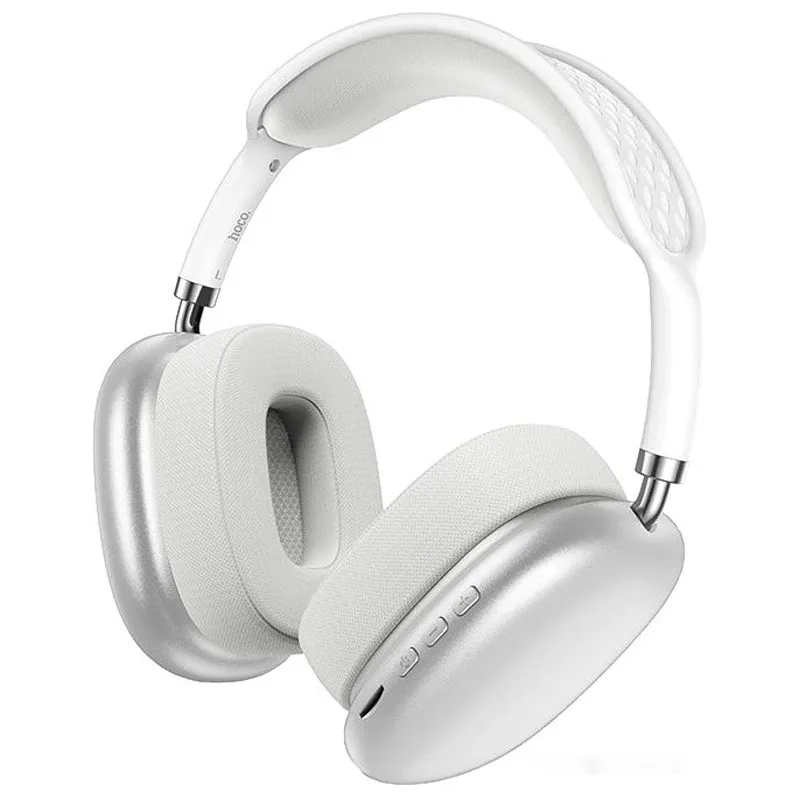 Накладні бездротові навушники Hoco ESD15 Silver