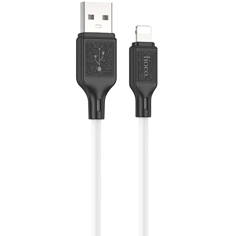 Дата кабель Hoco X90 Cool silicone USB to Lightning White