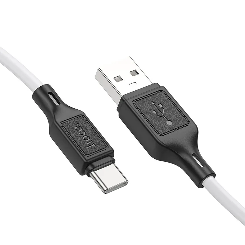 Дата кабель Hoco X90 Cool silicone USB to Type-C White — фото 3