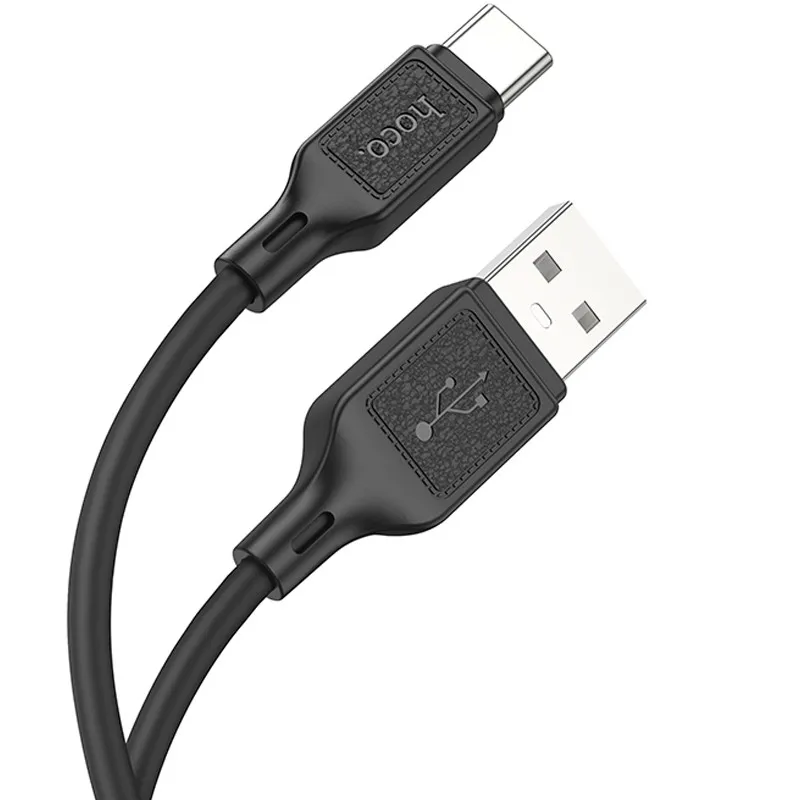 Дата кабель Hoco X90 Cool silicone USB to Type-C Black — фото 2