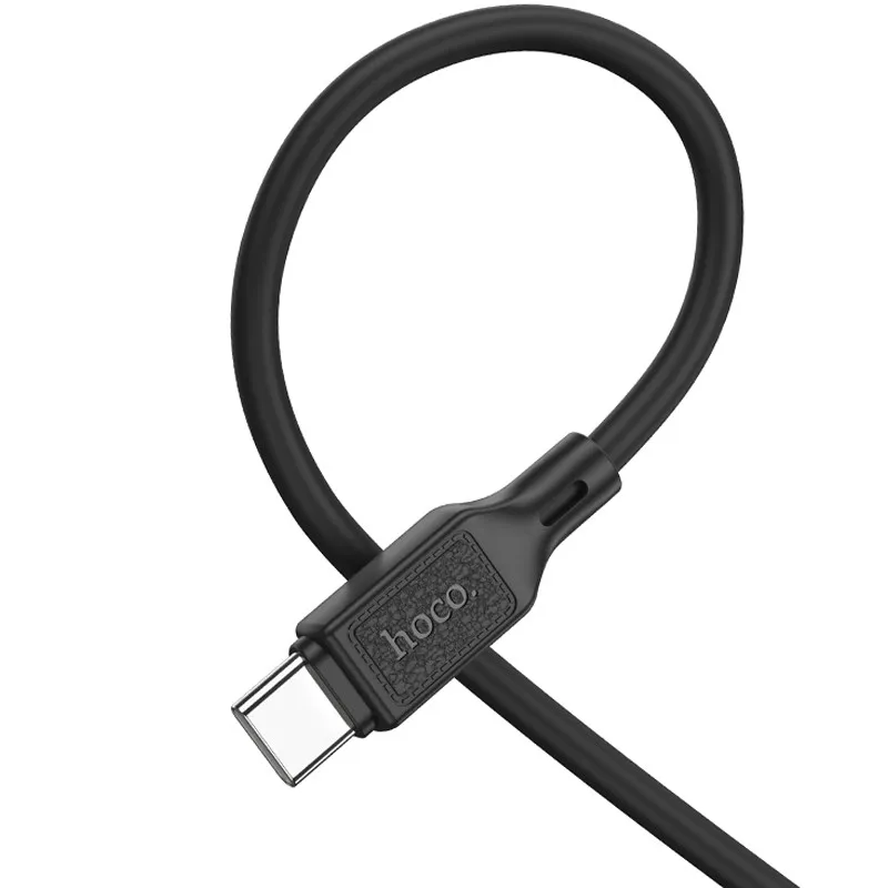 Дата кабель Hoco X90 Cool silicone USB to Type-C Black — фото 3