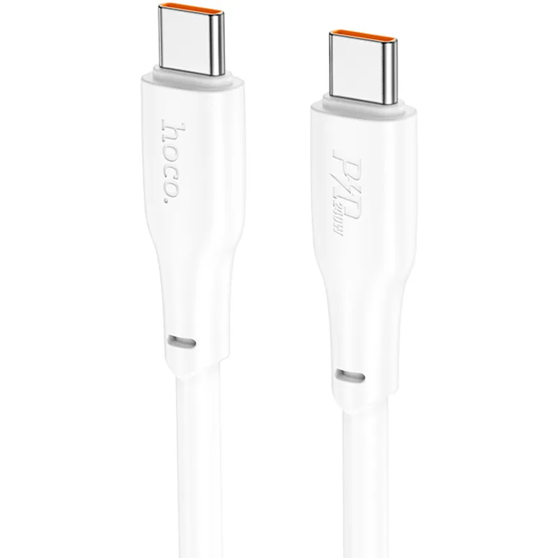 Дата кабель Hoco X93 Force Type-C to Type-C 60W White