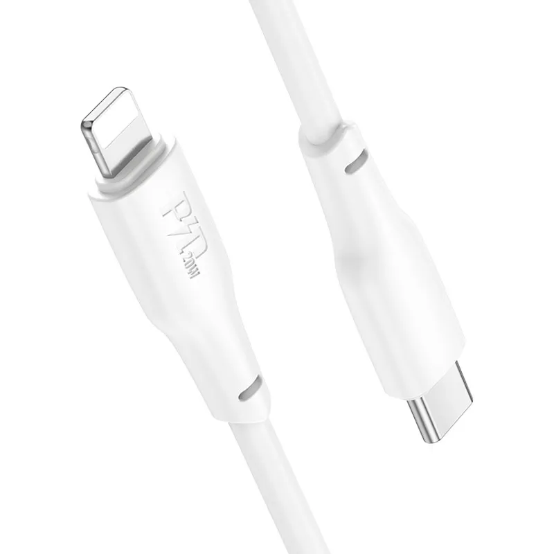 Дата кабель Hoco X93 Force Type-C to Lightning 20W White — фото 5