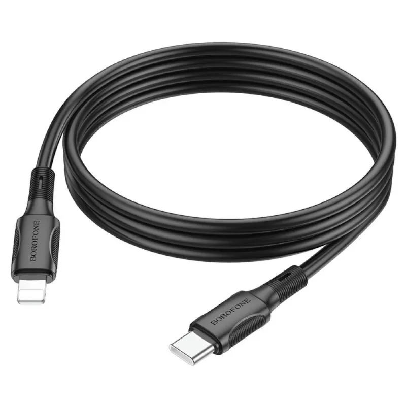 Дата кабель Borofone BX80 Succeed Type-C to Lightning 20W Black — фото 2