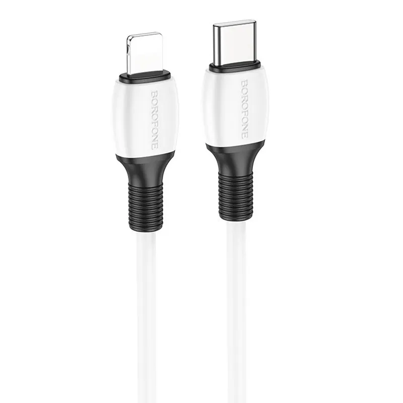 Дата кабель Borofone BX84 Rise Type-C to Lightning 20W White