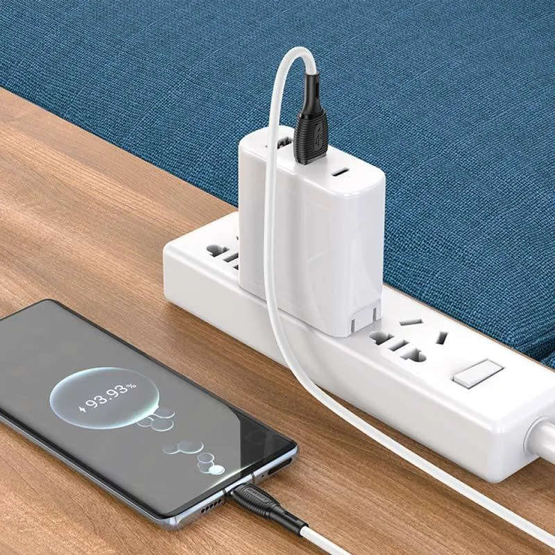 Дата кабель Borofone BX86 Advantage USB to Lightning White — фото 3