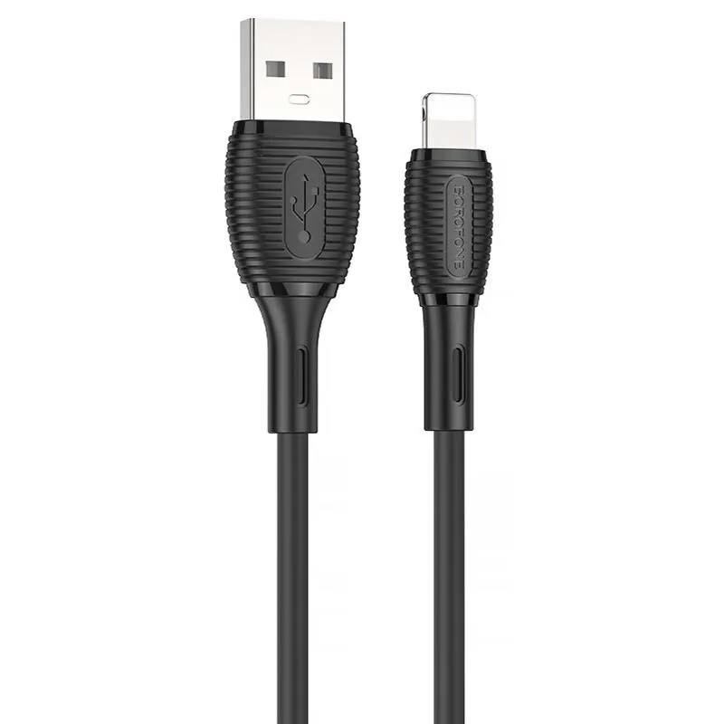 Дата кабель Borofone BX86 Advantage USB to Lightning Black