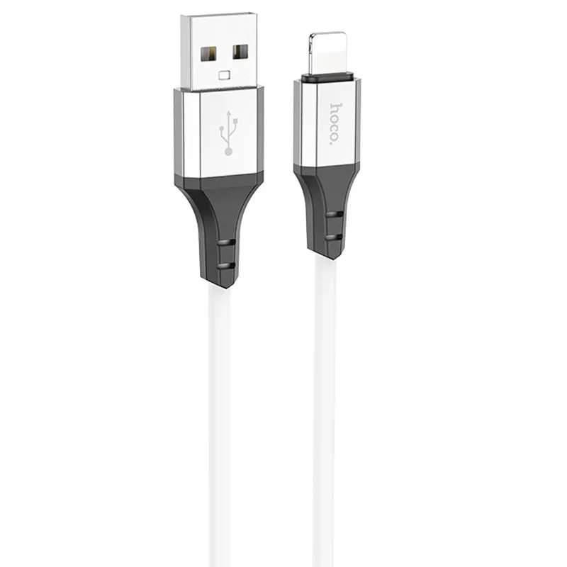 Дата кабель Hoco X86 Spear USB to Lightning White
