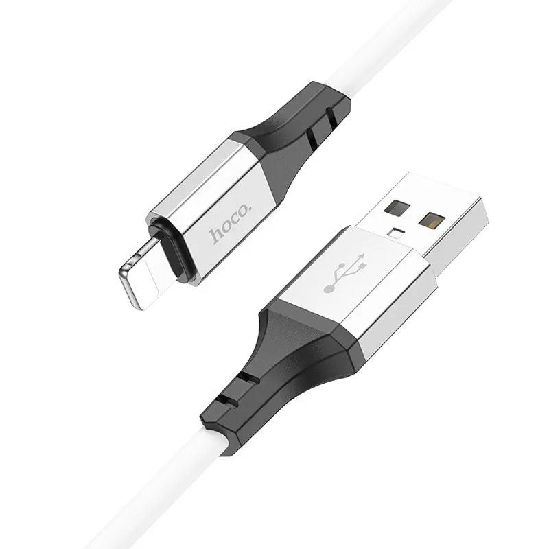 Дата кабель Hoco X86 Spear USB to Lightning White — фото 2
