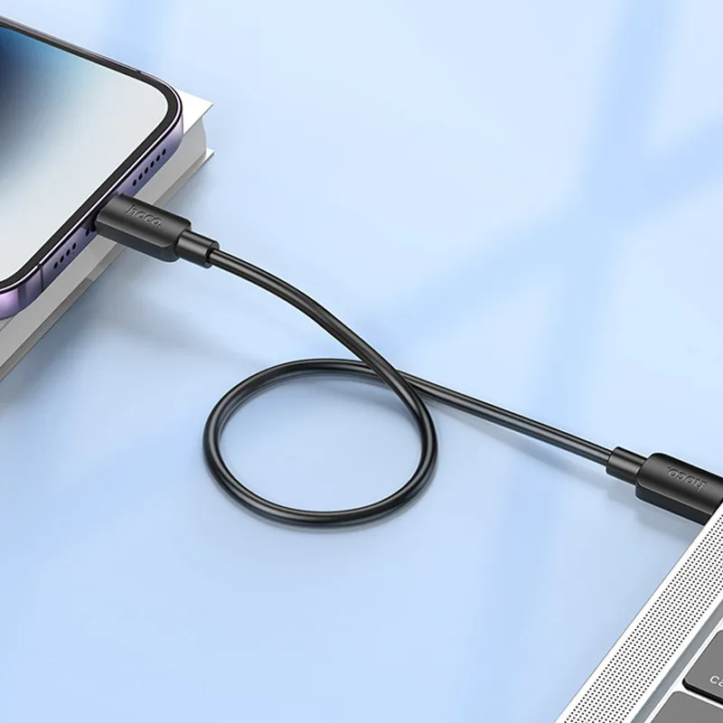 Дата кабель Hoco X96 Hyper Type-C to Lightning 20W Black — фото 4