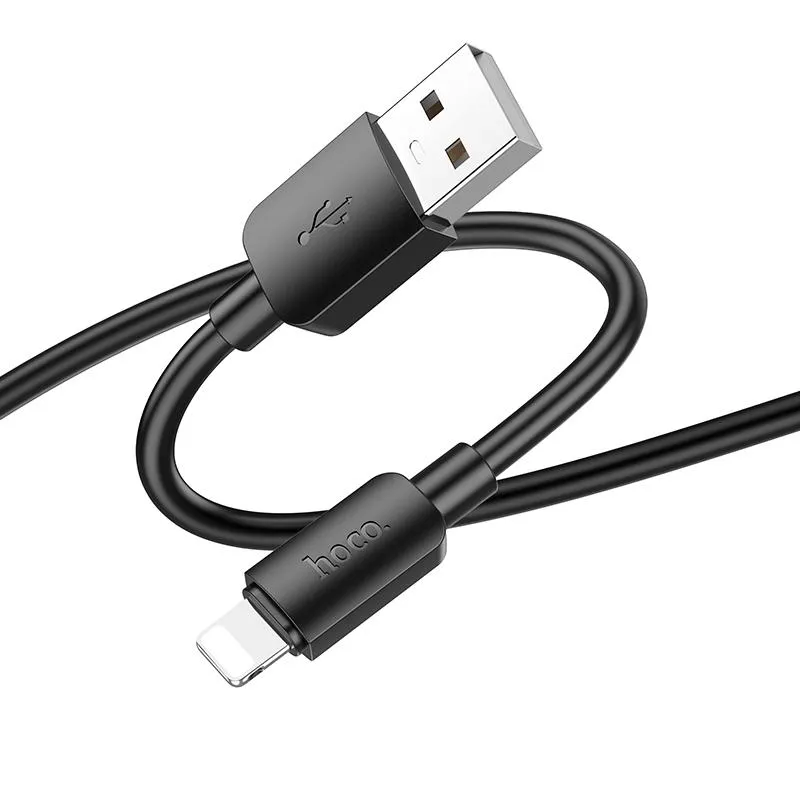 Дата кабель Hoco X96 Hyper USB to Lightning 12W Black — фото 3