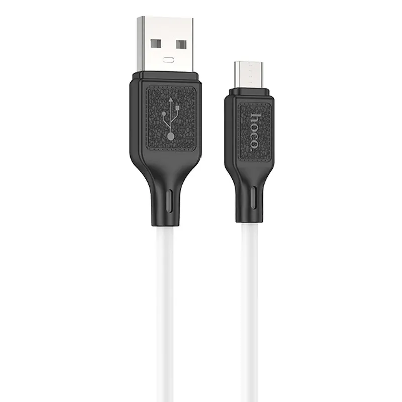 Дата кабель Hoco X90 Cool silicone USB to MicroUSB White