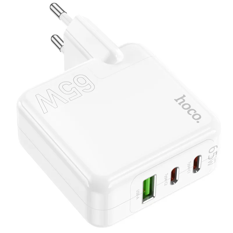 МЗП Hoco C115A Header PD65W+QC3.0 White — фото 2