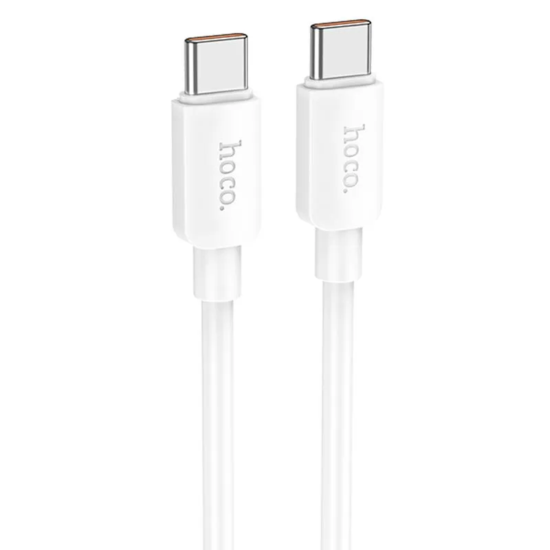 Дата кабель Hoco X96 Hyper Type-C to Type-C 100W White