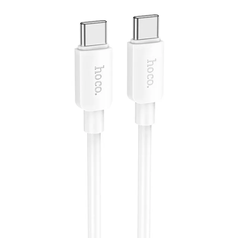 Дата кабель Hoco X96 Hyper Type-C to Type-C 60W White