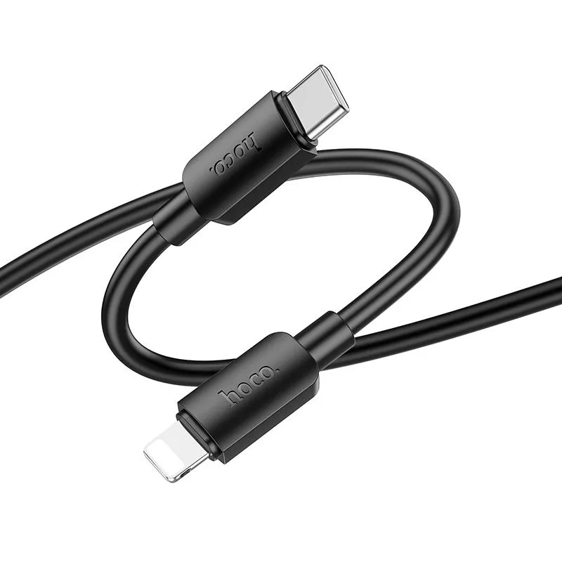 Дата кабель Hoco X96 Hyper Type-C to Lightning 20W Black — фото 3