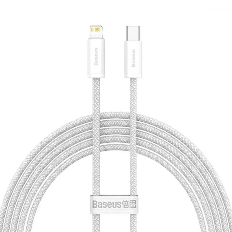 Дата кабель Baseus Dynamic Series Type-C to Lightning 20W White