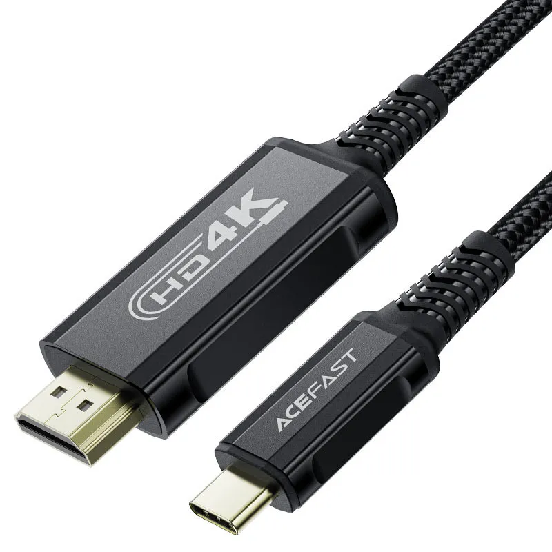 Дата кабель Acefast C1-10 USB-C to HDTV Black — фото 3