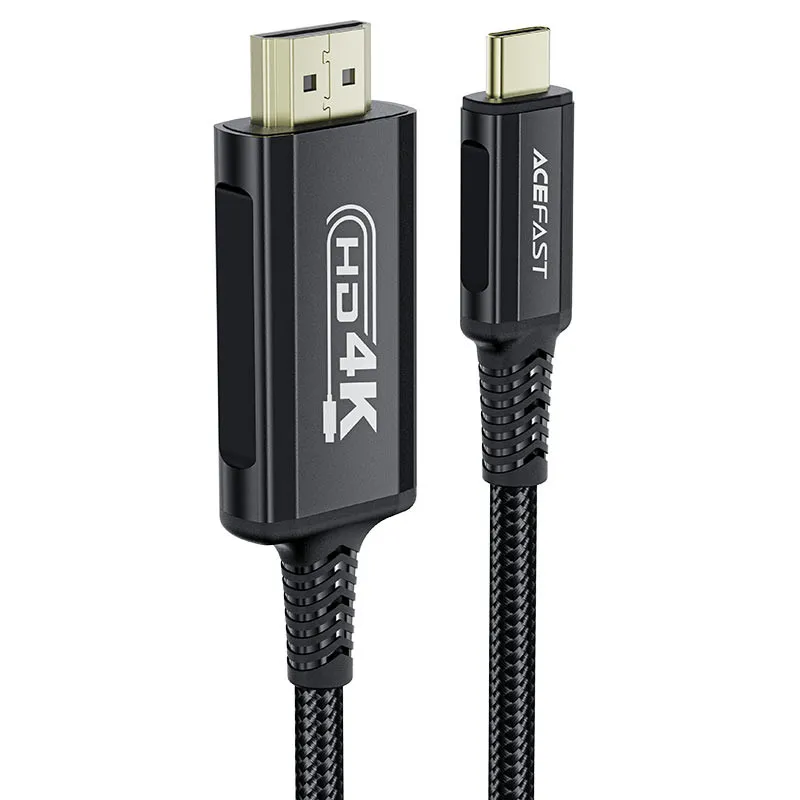 Дата кабель Acefast C1-10 USB-C to HDTV Black — фото 7
