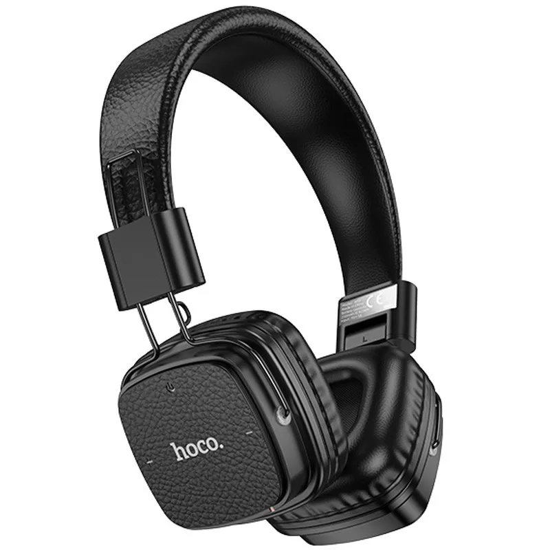 Накладні бездротові навушники Hoco W56 Earl Black