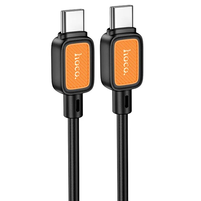 Дата кабель Hoco X108 Benefit 60W Type-C to Type-C Black