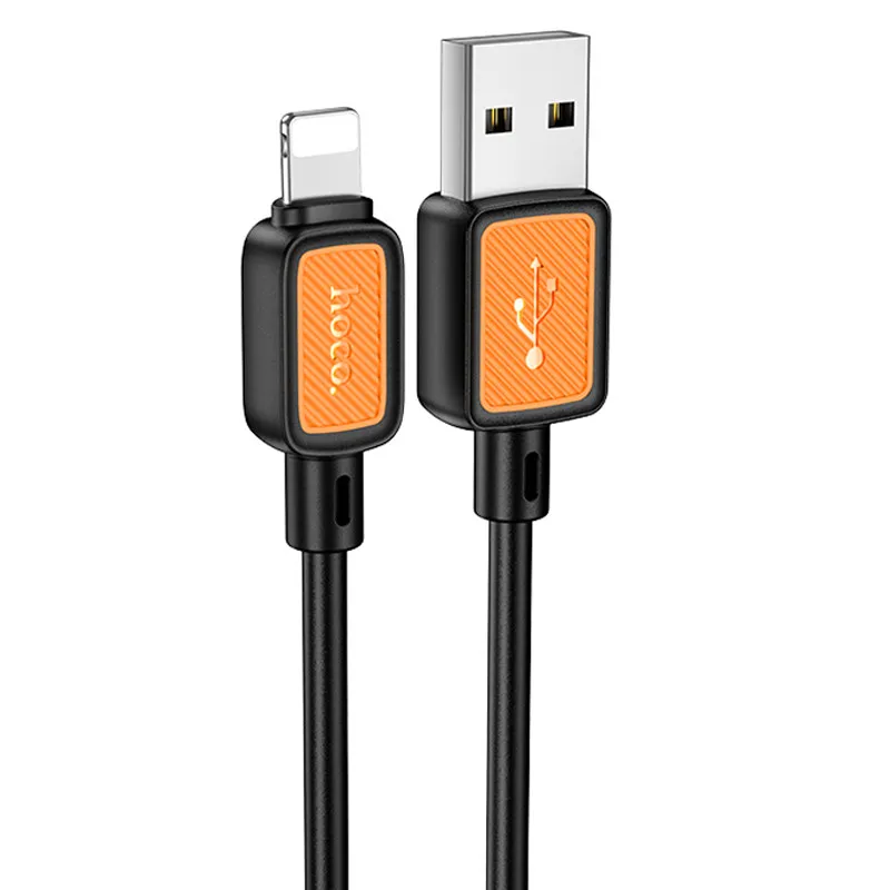 Дата кабель Hoco X108 Benefit USB to Lightning 2.4A Black