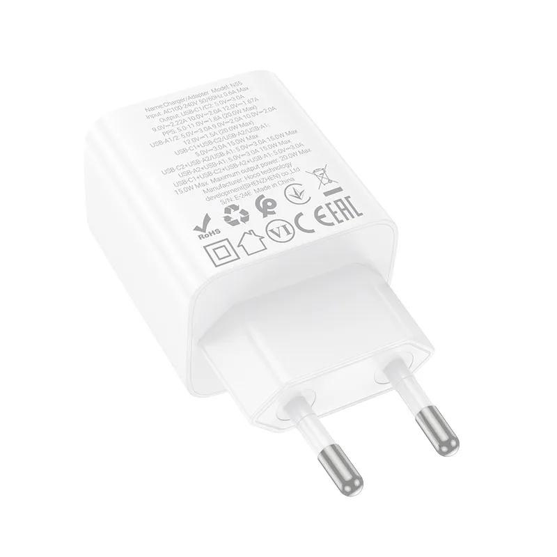 МЗП Hoco N55 Fundador PD20W+QC3.0 White — фото 3