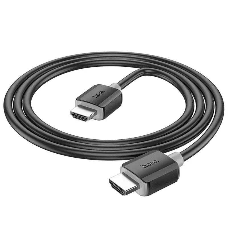 Дата кабель Hoco US08 HDTV 2.0 male to male 4K HD (2m) Black