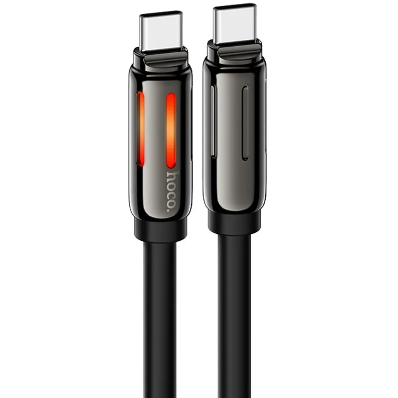 Дата кабель Hoco U136 Prize Type-C to Type-C 60W Black