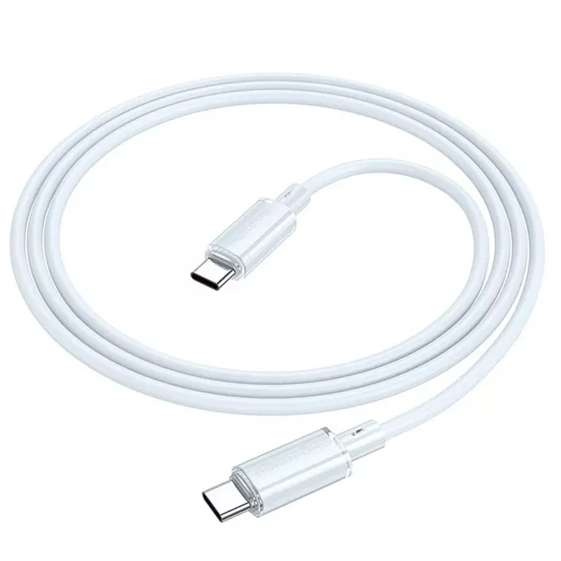 Дата кабель Borofone BX112 Lemon Type-C to Type-C 60W Blue — фото 4