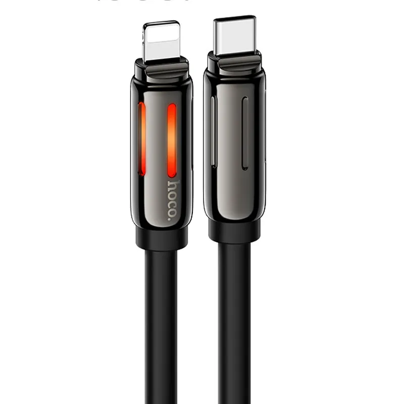Дата кабель Hoco U136 Prize Type-C to Lightning 27W Black